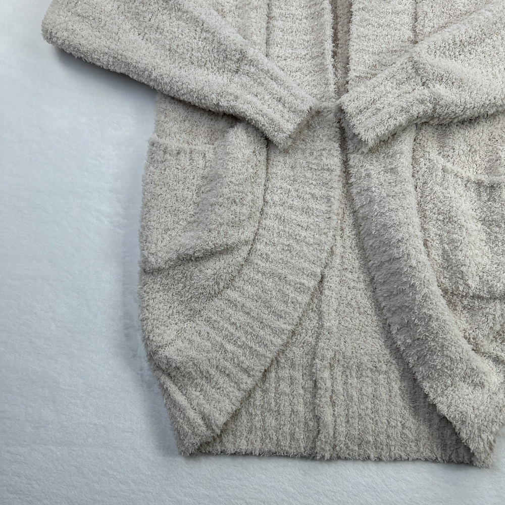 Pink Rose Cardigan Womens Small Brown Tan Beige Open Front Casual Lounge Ladies - Picture 6 of 16